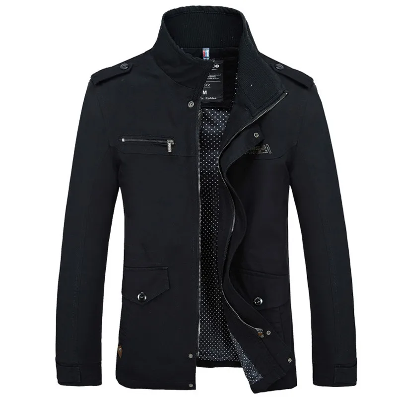 

Brand Men Jacket Coats Fashion Trench Coat New Autumn Casual Silm Fit Overcoat Black Bomber Jacket Male long jacket Men M-5XL