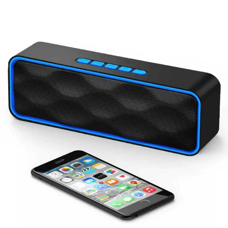 Bluetooth 4 2 беспроводной динамик открытый портативный стерео HD аудио встроенный