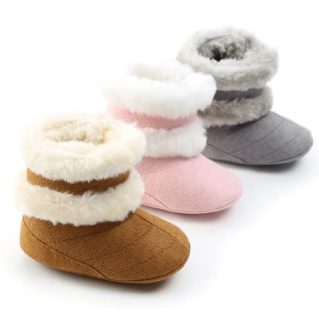 Winter Baby Shoes детская обувь Baby Boots Keep Warm Infant Newborn Baby Girls Boys Outdoor Shoes First Walkers Shoes#0