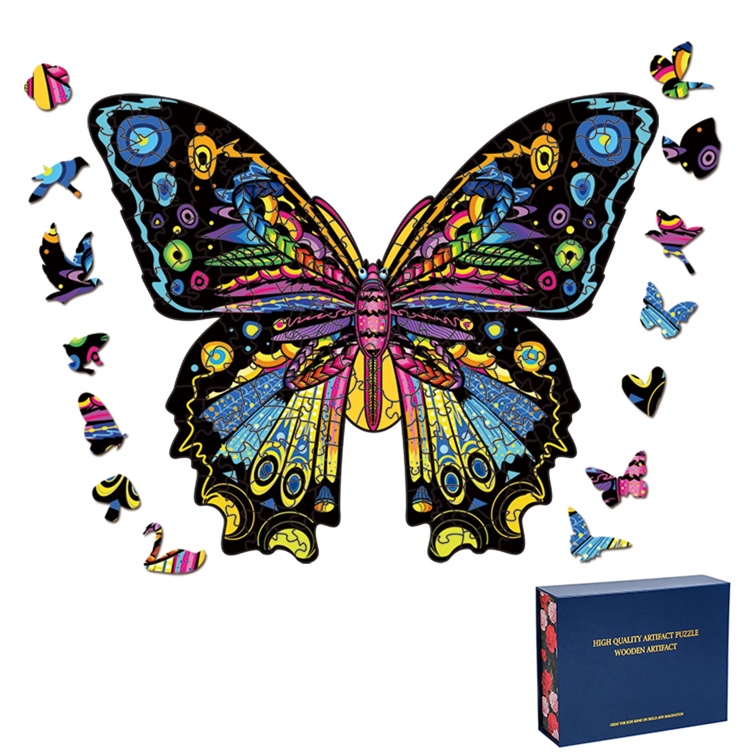 

Mysterious Interactive 3D Wooden Puzzle Games Toys Unique Animal Puzzles Boutique Birthday Gift Box For Kids Adult