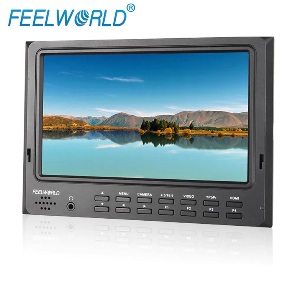 baratas Feelworld Fw7dii/o 7 Polegada Hdmi Monitor De Campo Pico Foco Cor Histograma Cores Falsas Zebra Exposição Estúdio No Monitor Da Câmera