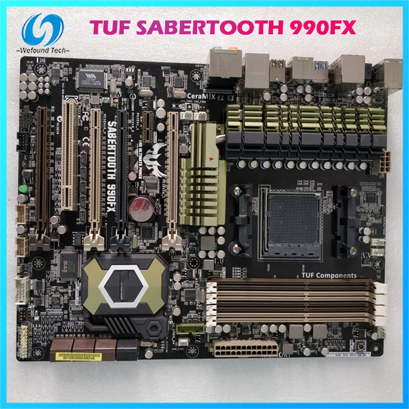 Verkauf Desktop-Motherboard Für ASUS TUF SABERTOOTH 990FX Perfekte Test, Gute Qualität