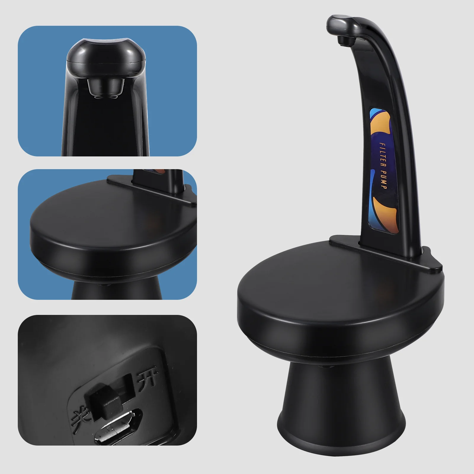 

Автоматический диспенсер для питьевой воды, насос, переключатель для бутылок с водой, 1 комплект