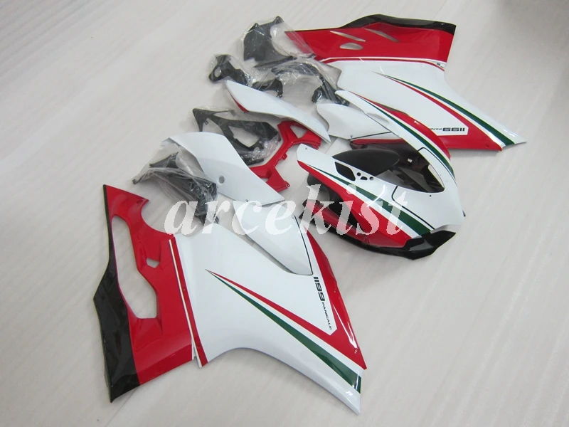 Новые полные обтекатели ABS для DUCATI 899 1199 S R Panigale 12 13 14 15 16 899R 1199R 899S 2012 2016 красный