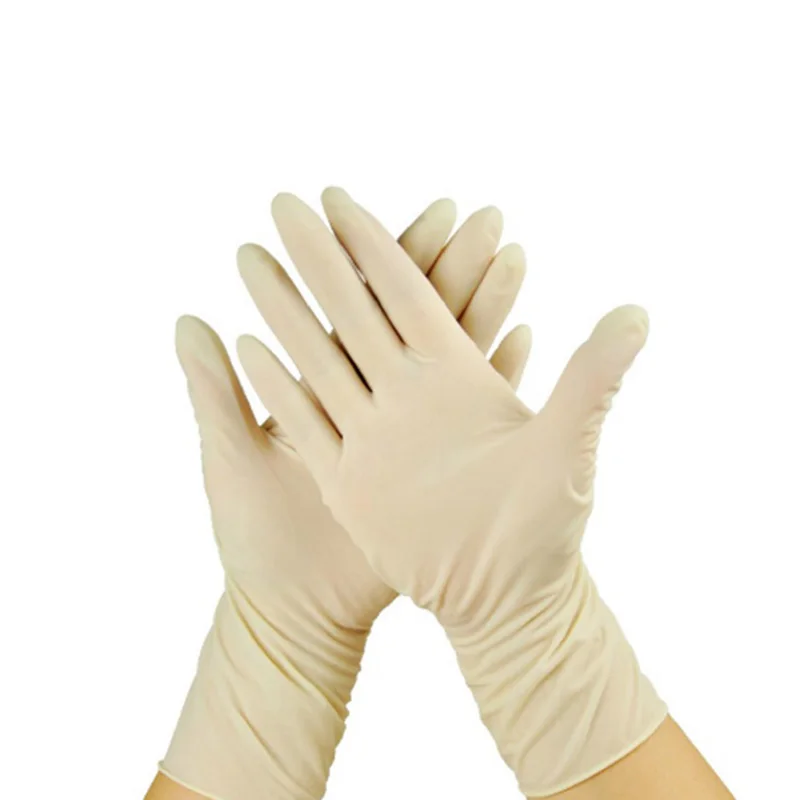

1Pair/Bag Powder Free Sterile Medical Rubber Surgical Gloves Disposable Hospital Clinic Examination Gloves Food Process Gloves