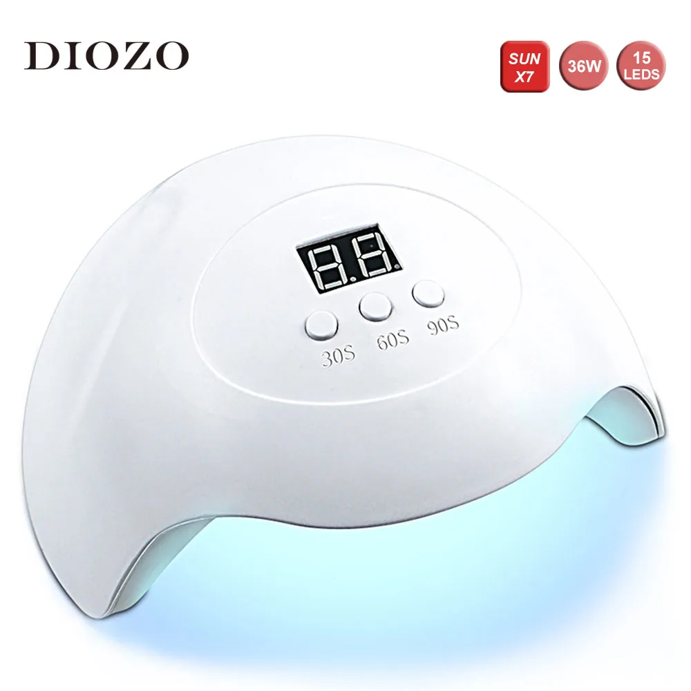 DIOZO SUN X9plus 48 Вт/54 Вт Светодиодная УФ лампа маникюрный набор для ногтей подарок