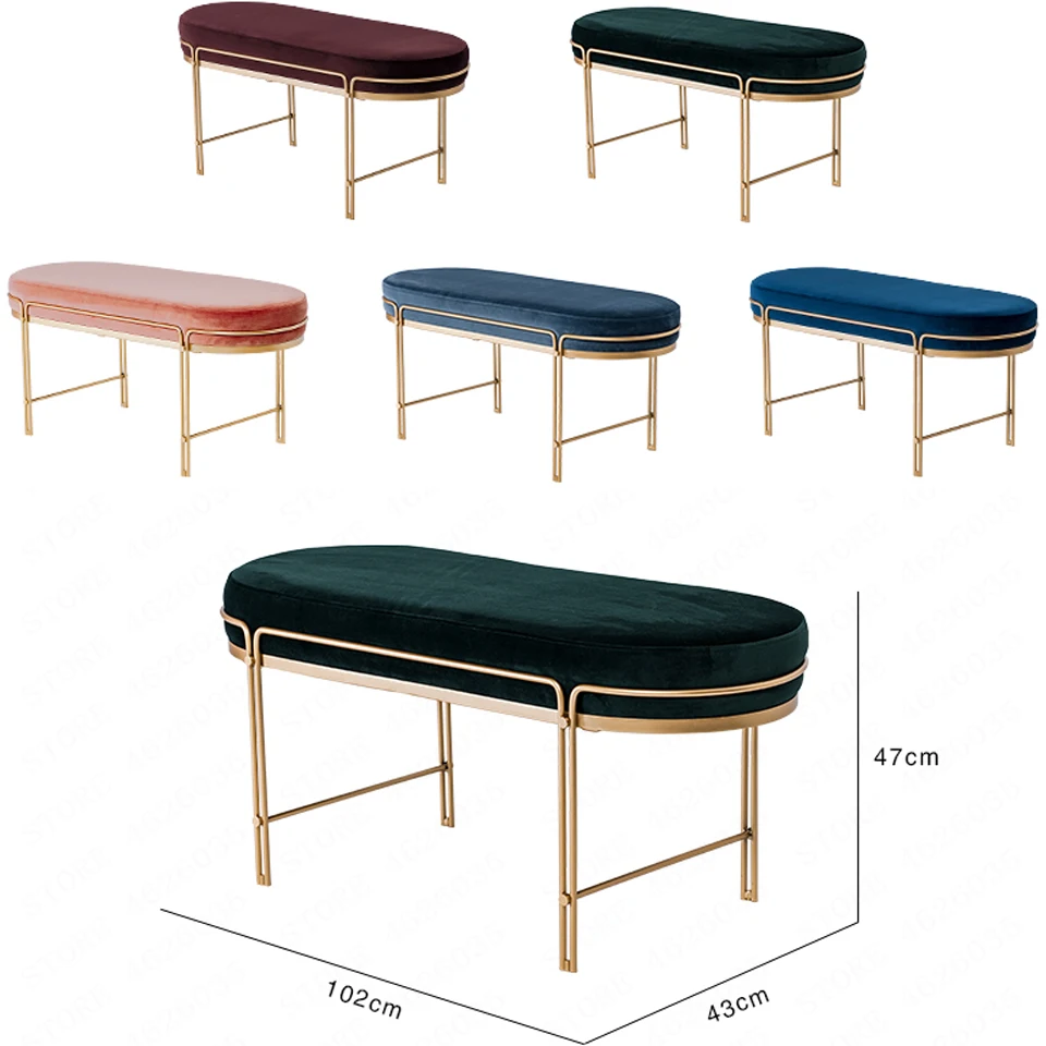 Роскошная Скандинавская повязка Золотая королева пуфик-оттоманка туфли для