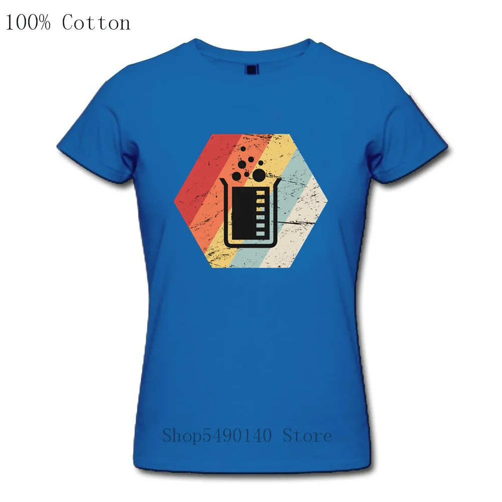 Женская футболка с периодической таблицей Винтажная изображением иконы научных