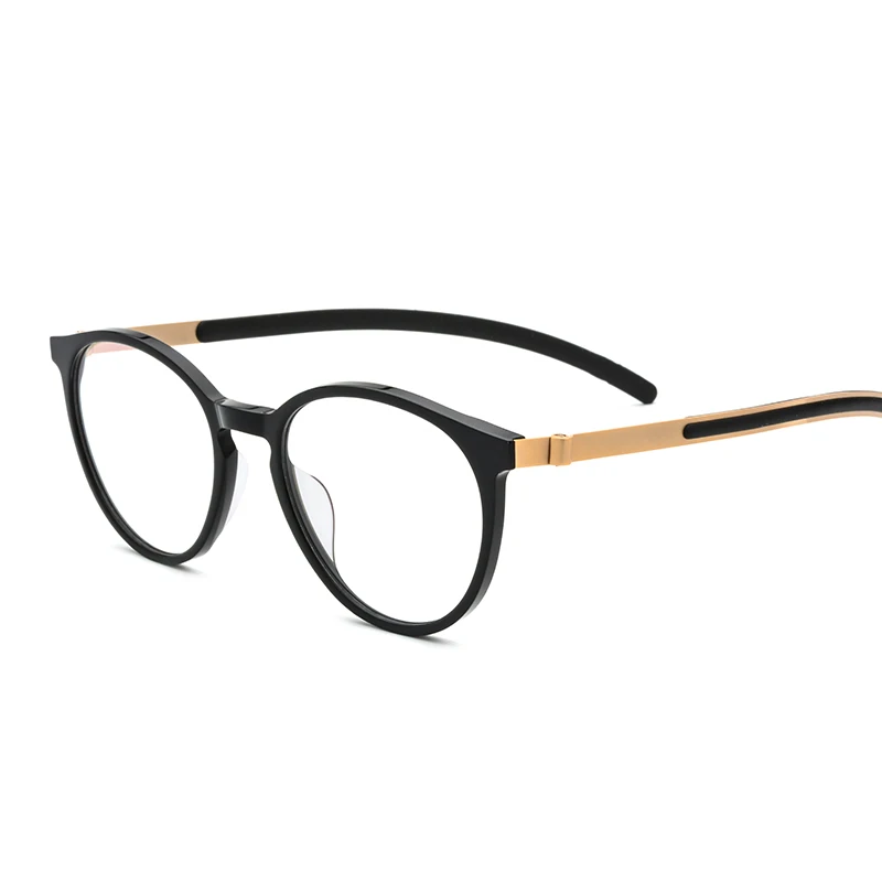 Брендовая дизайнерская титановая оправа для мужчин и женщин мужские винтажные