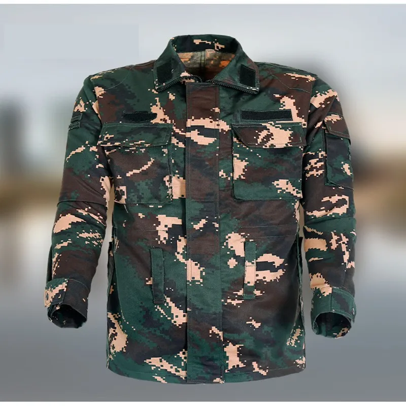 

Mens Military Uniform Tactical Clothing Combat Shirt Camouflage Army Militar Soldier Special Forces Coat+pant Set Send Belt+Hat