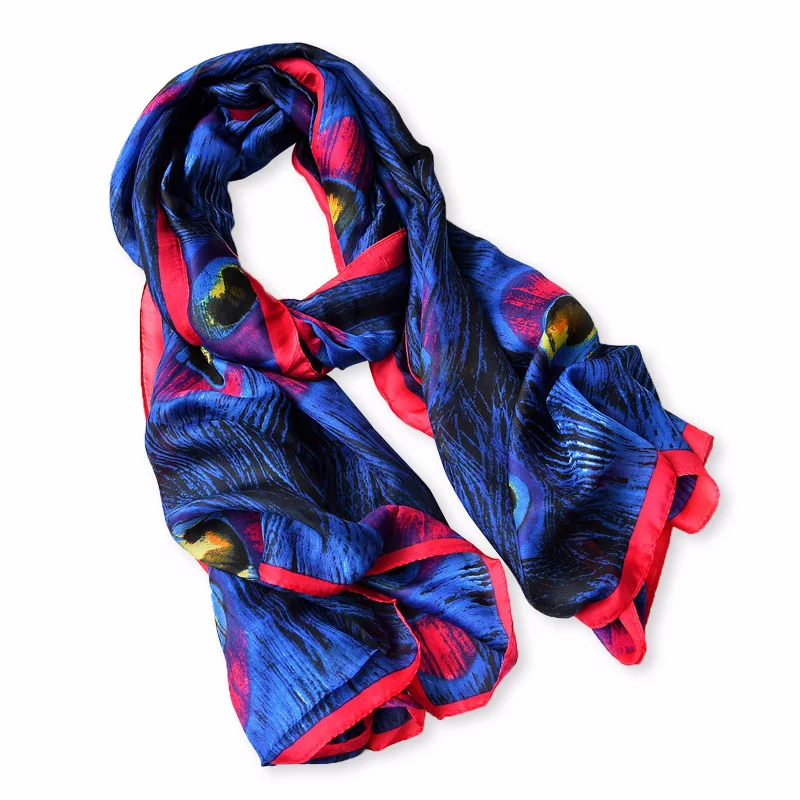 

new 2020 age season scarves long emulation silk scarf shawl is prevented bask in long beach towels printing towel 2402