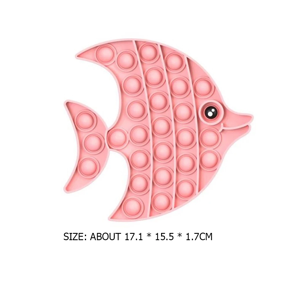 

Push Bubble Sensory Toys Autism Relief Stress Concentration Anti-Stress Toys Adult Children Desktop Educational Toys Clownfish