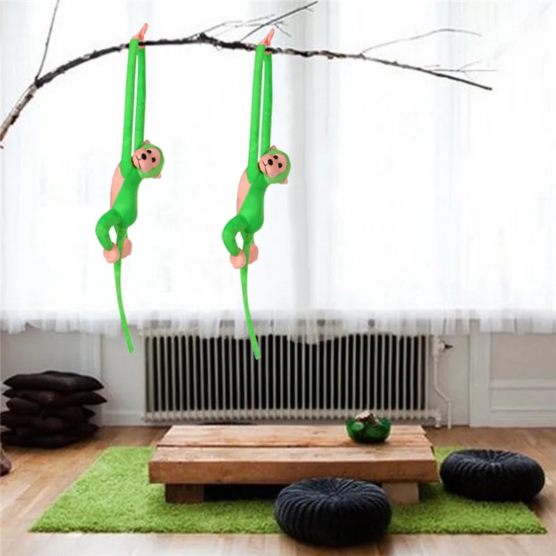 

10pcs cute long arm monkey curtain buckle baby sleeping to appease animal long caudaute plush toy home furnishings birthday gift
