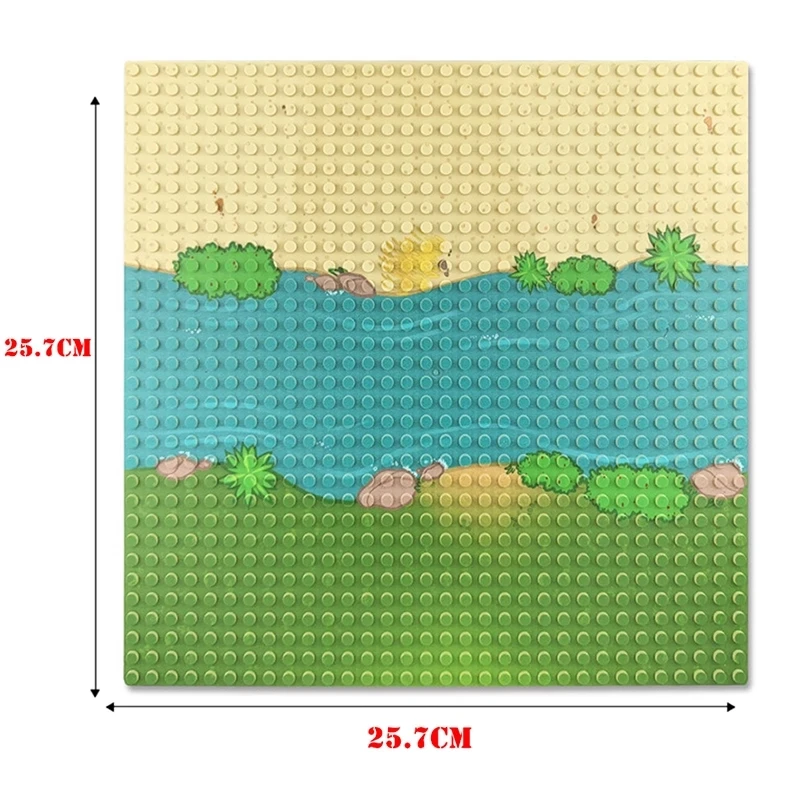 Базовая пластина для города улицы красочная река песчаный пляж остров базовая