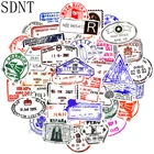 50 шт. прозрачные наклейки почтовый штемпель винтажная печать почтовая печать, историческое здание, штамп, туристические наклейки, сделай сам, велосипед, ноутбук, чемодан, чашка