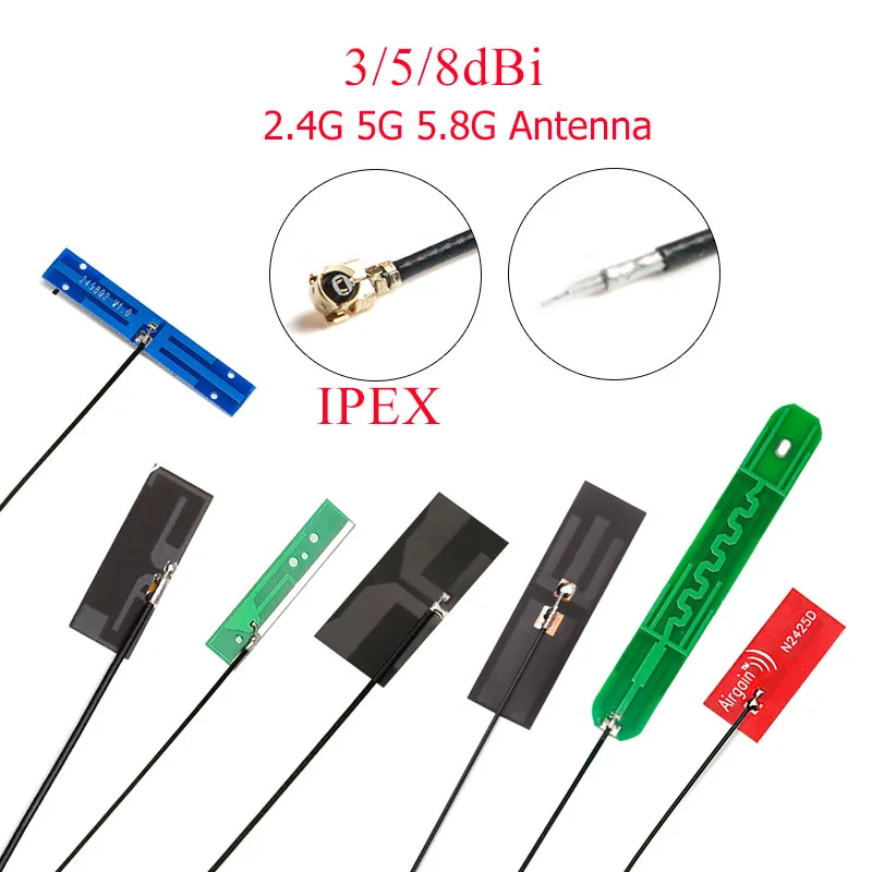 5 шт. Внутренняя антенна FPC PCB 5dBi 8dBi IPX IPEX | Обустройство дома