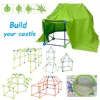 3d игровой дом, детские палочки, строительный форт, набор для самостоятельной сборки, замки, туннели, палатка, игрушка, ствол, игрушки для детей, мальчиков и девочек, подарок