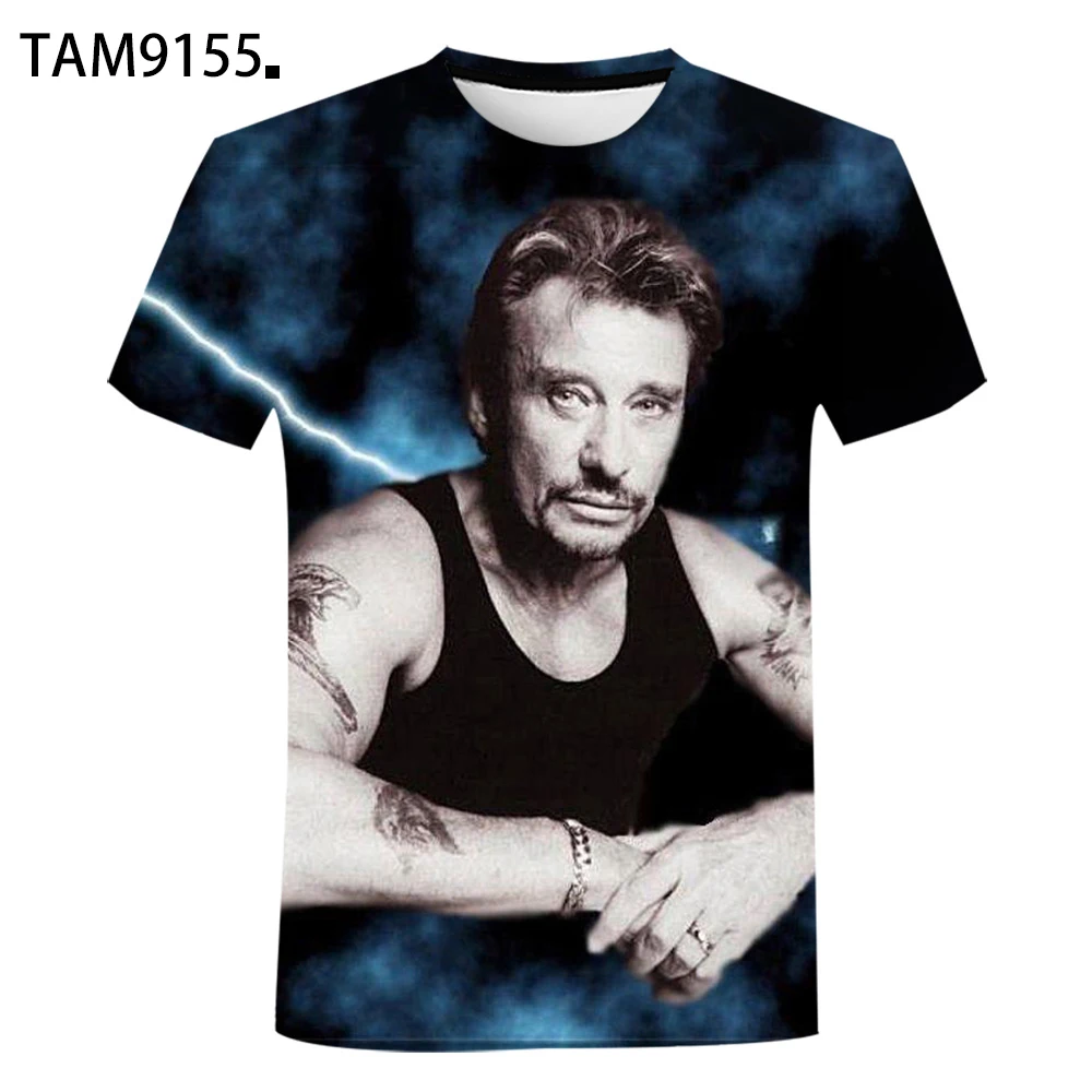 Футболка мужская и женская с 3D-принтом Джонни Хелли модная повседневная в стиле