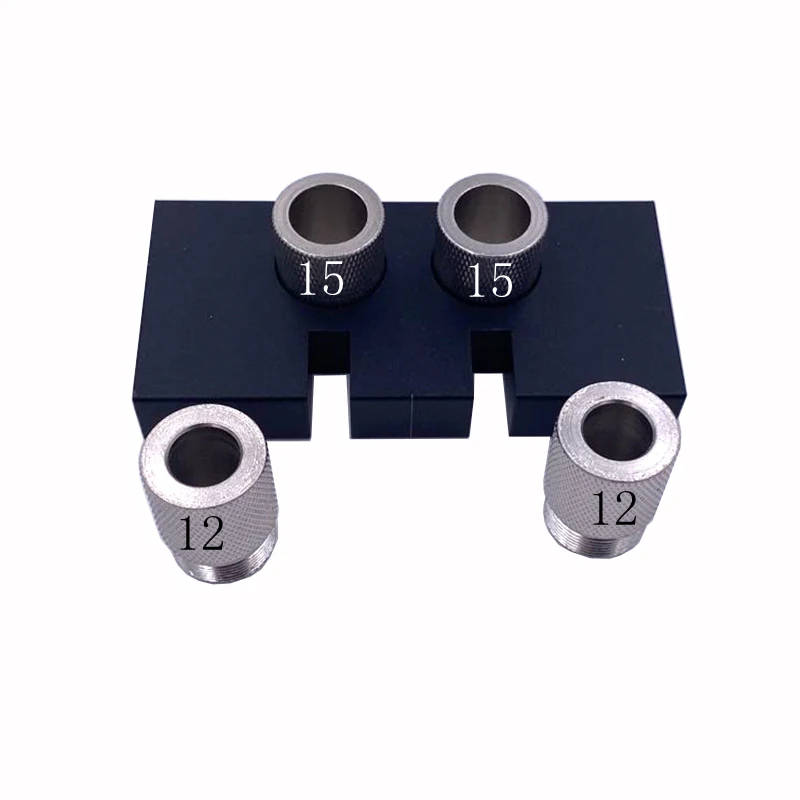 

2 In 1 Eccentric Wheel Round Wood Dowel Punching Locator Aluminum Alloy Woodworking Tools 3 IN 1 For Connecting Piece Furniture