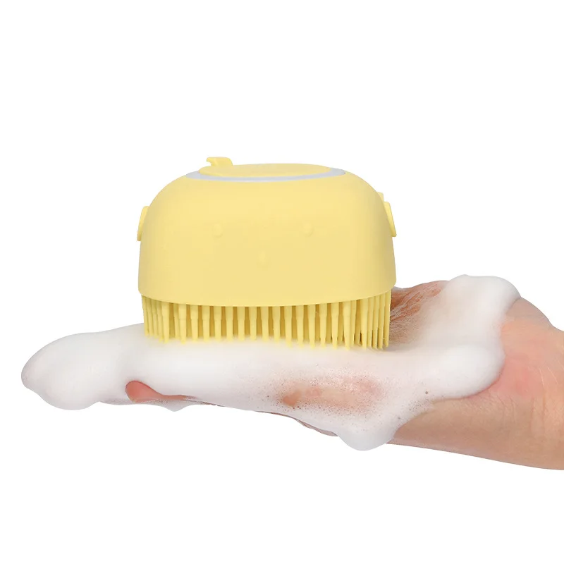 

Bath Massage Brush Soft Safety Silicone for Men Ladies Kids Pets Supplies