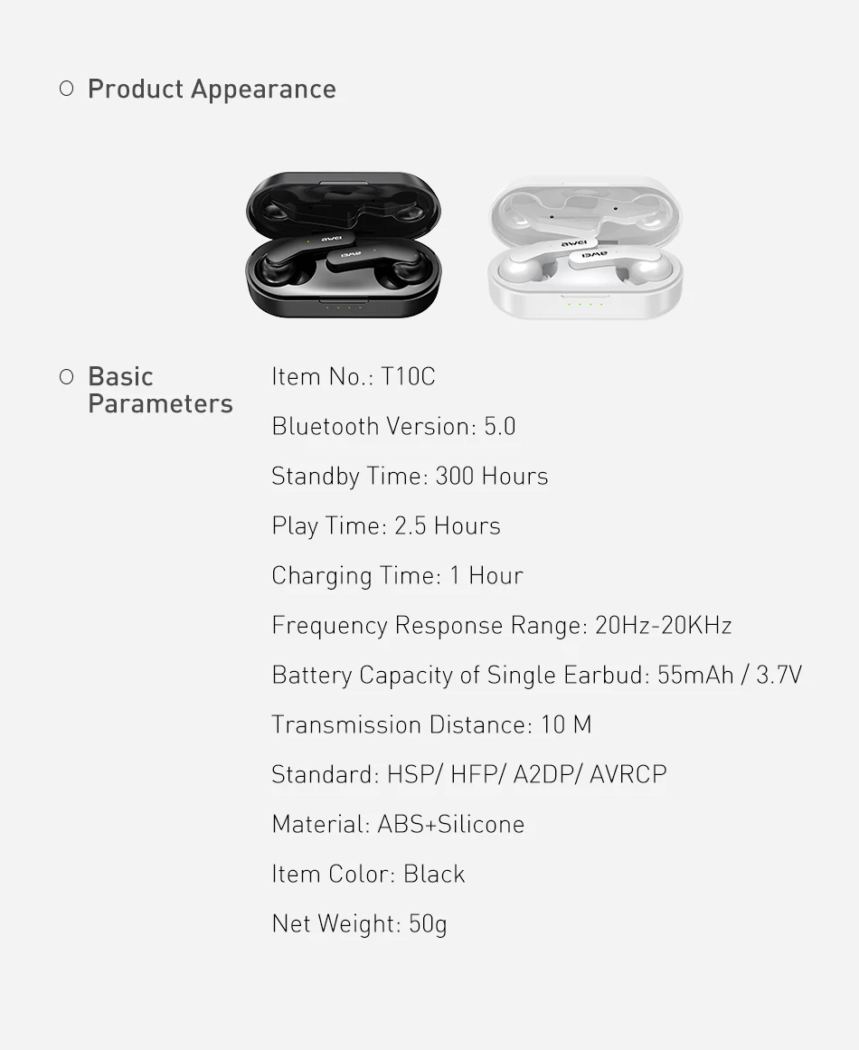AWEI TWS Bluetooth V5.0 настоящие беспроводные наушники для зарядки с двойным микрофоном шумоподавление HiFi 6D бас игровая гарнитура сенсорное управление Качественные Наушники с микрофоном звук чистый и басс