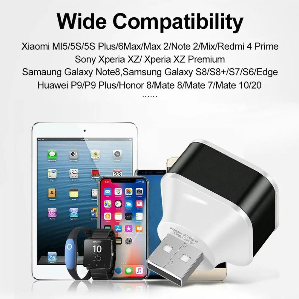 

High Speed 3 Ports Portable USB2.0 HUB Aluminium Alloy ABS Splitter Rotatable Phone Adapters Plug B0D8