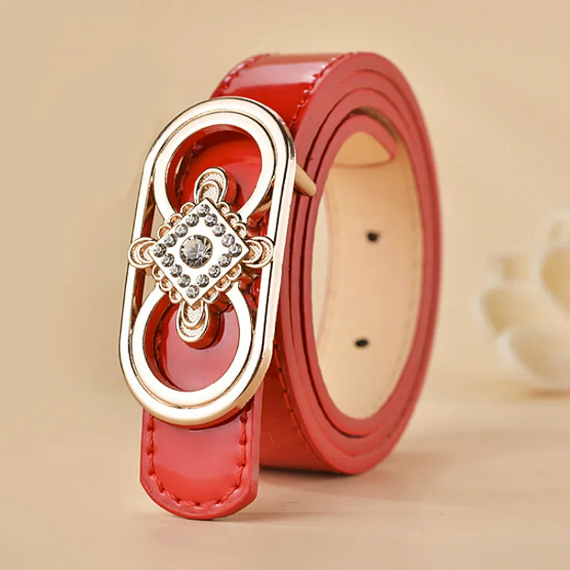 

2020 high quality new children's belt Luxury design Children's Belt Boys Girls diamond metal buckle Children jeans belts