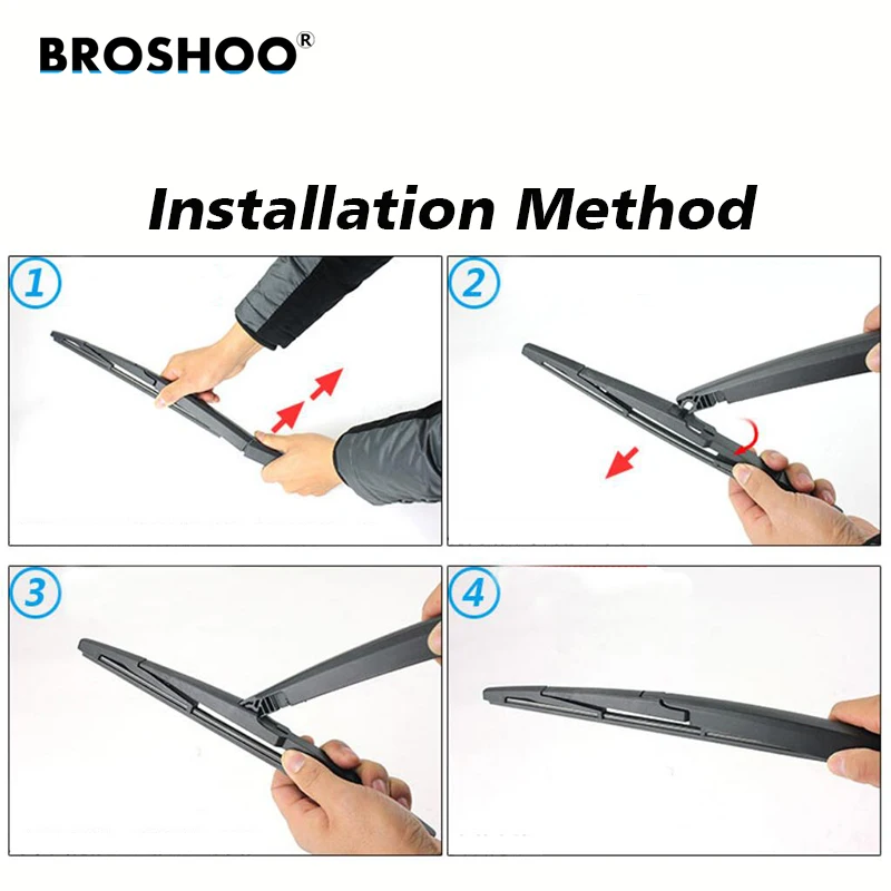 

BROSHOO Car Rear Wiper Blades Back Windscreen Wiper Arm For JEEP Cherokee Hatchback (2014-) 355mm,Windshield Auto Styling