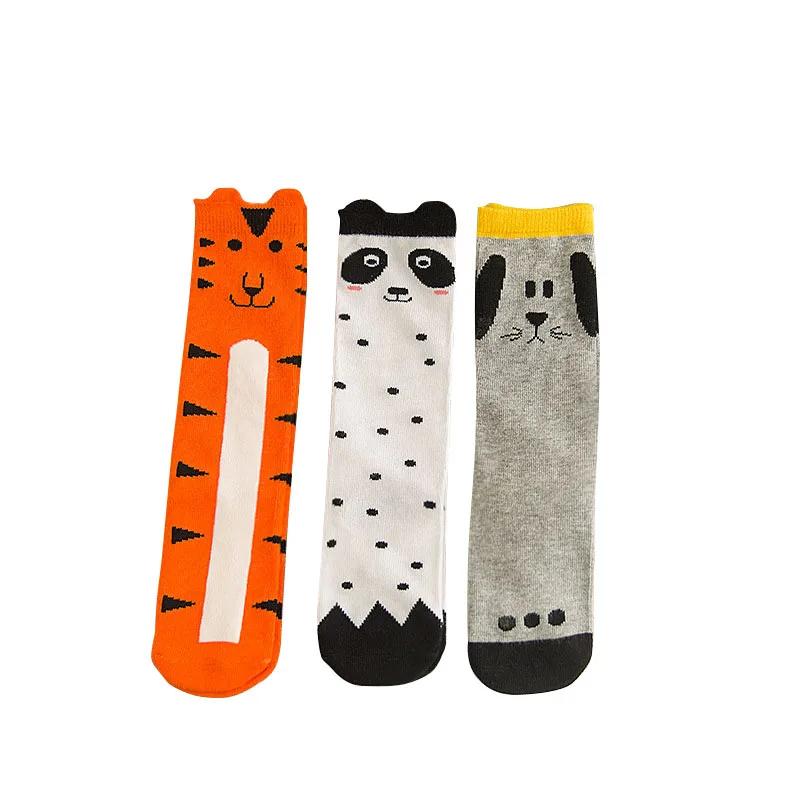 2019 детские носки однотонные Носки с рисунком милые для девочек и мальчиков