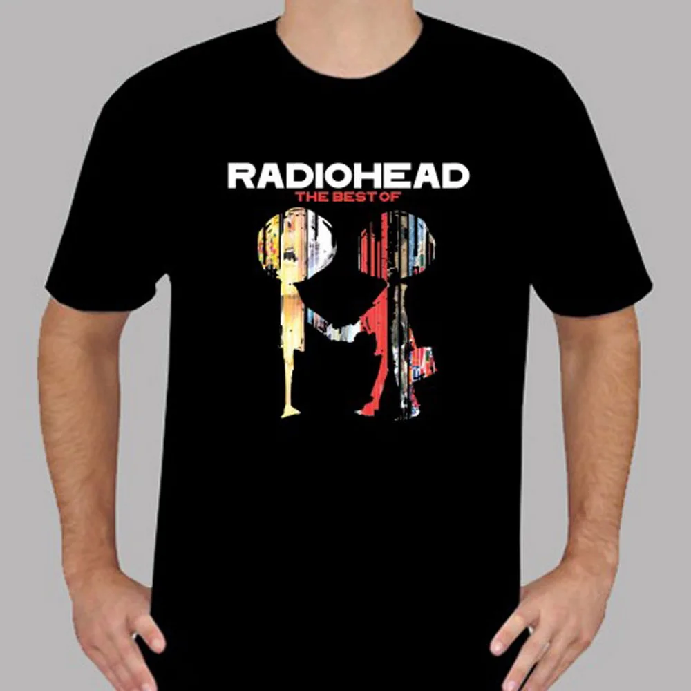Новинка радиоголовая Альтернативная рок группа Лучшая мужская черная футболка