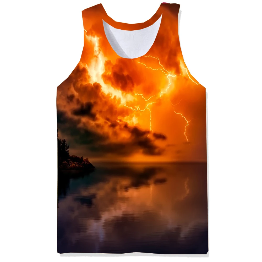 Майка UNEY Cloud для мужчин гавайский Топ Летний Пляжный жилет мужчин/женщин рубашка