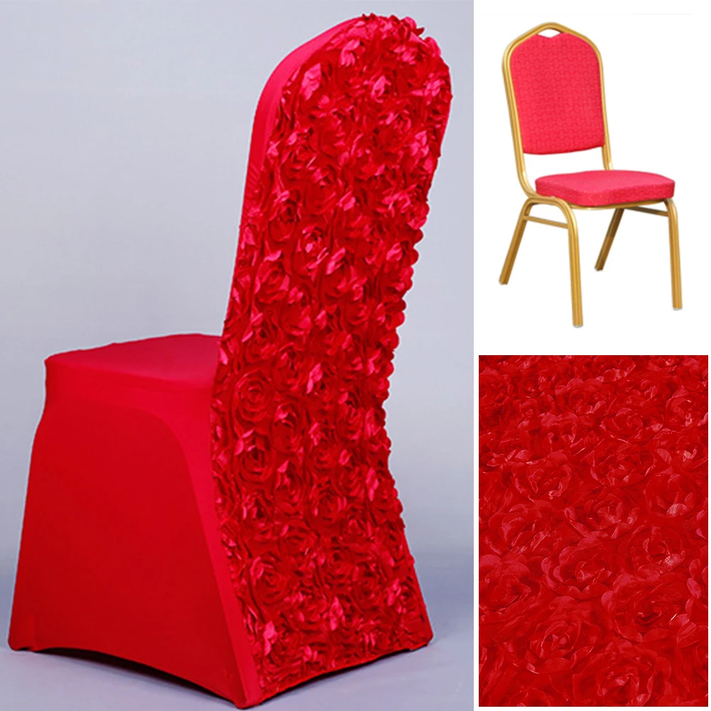 

Rose Printed One-piece Short Home Hotel Computer Dining Chair Set Cover Chair Cover Stretch Chair Cover Dining Chair Set Simple