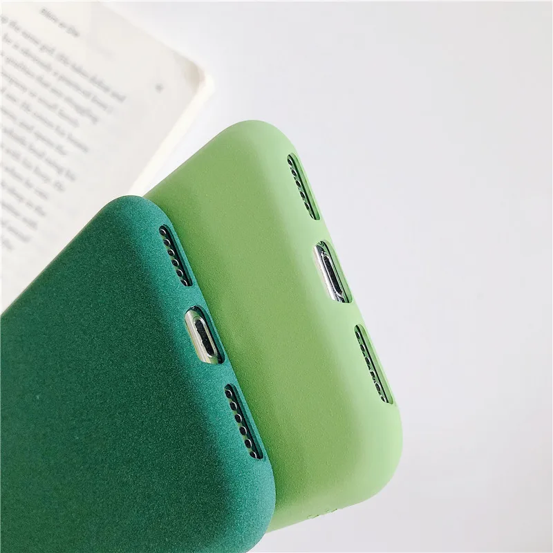Матовый сплошной цветной чехол для телефона samsung Galaxy A10 A20 A30 A40 A50 A70 A80 A90 Note 8 9 10 мягкий силиконовый чехол из ТПУ
