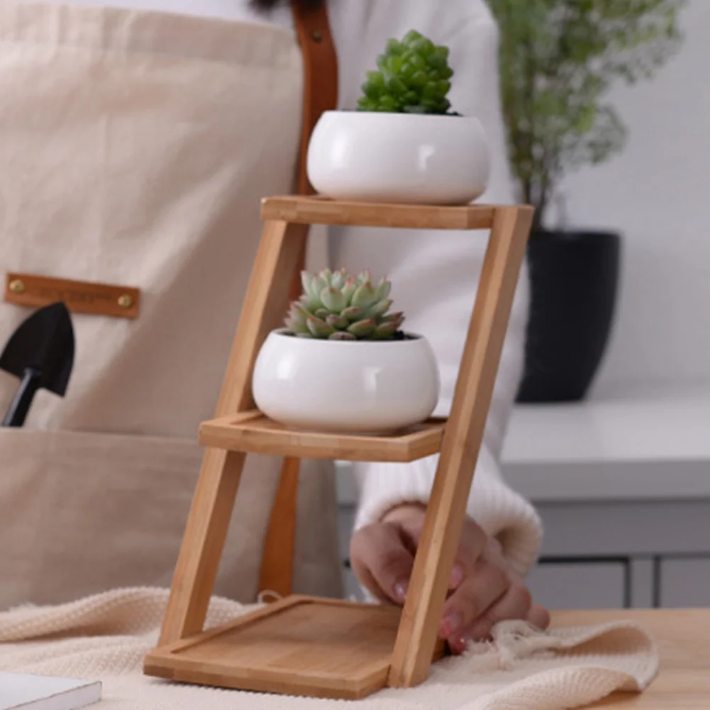 Полка для кактуса Простой декоративный набор горшков спальни контейнер цветов с