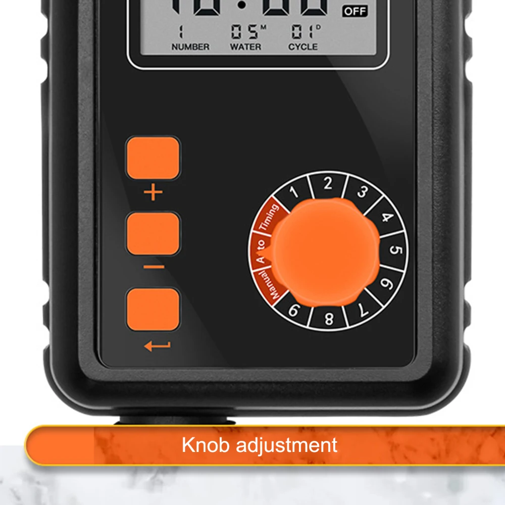 

Digital Irrigation Timer With Rain-sensing Watering Timer 9 Groups Settings Micro-spray Irrigation Automatic Watering For Garden