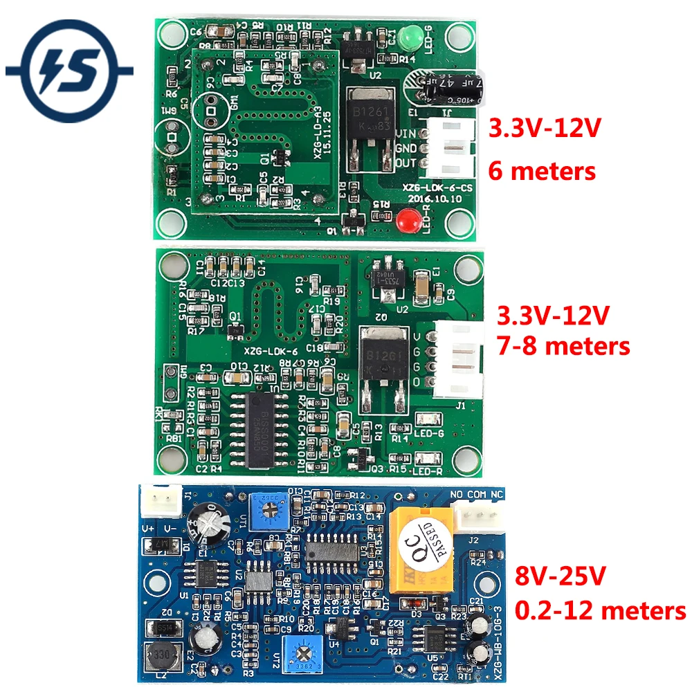 Микроволновый радар с сенсорным модулем 20 Вт выходное напряжение контроллер
