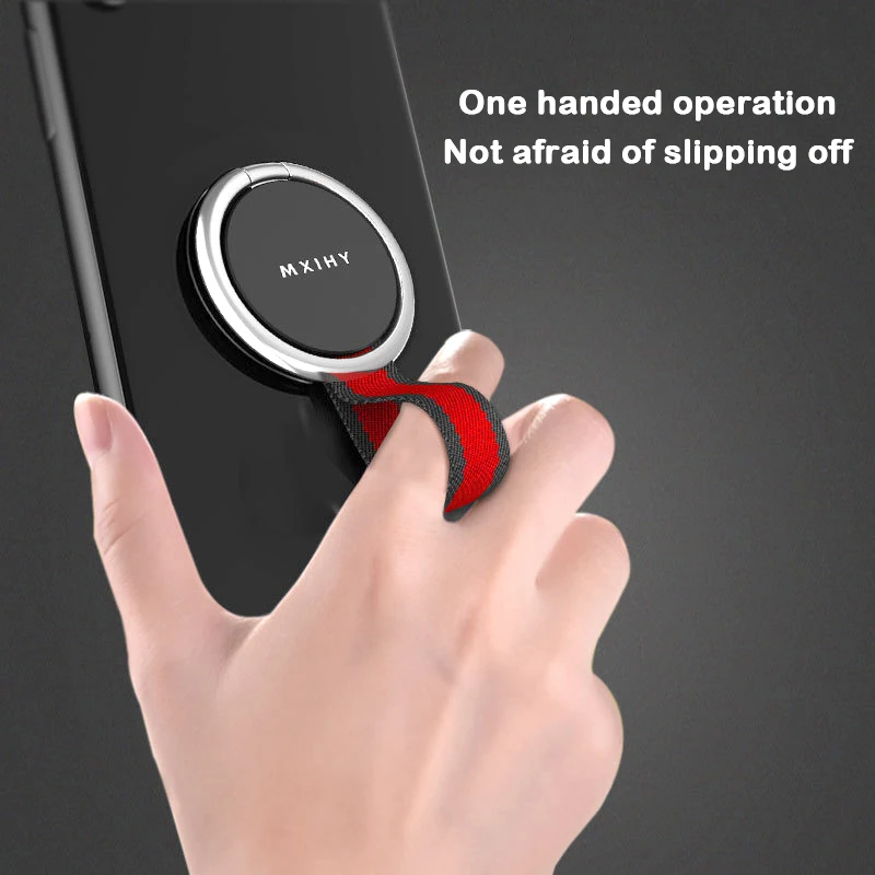 lanyard phone ring grip buckle holder car magnetic smartphone stand desktop lazy cellphone support socket bracket accessories free global shipping