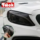 Протектор для фар Mercedes Benz A C E GLC GLA CLA GLS GLE Class W177 W205 W213, ТПУ, дымчатый, черный
