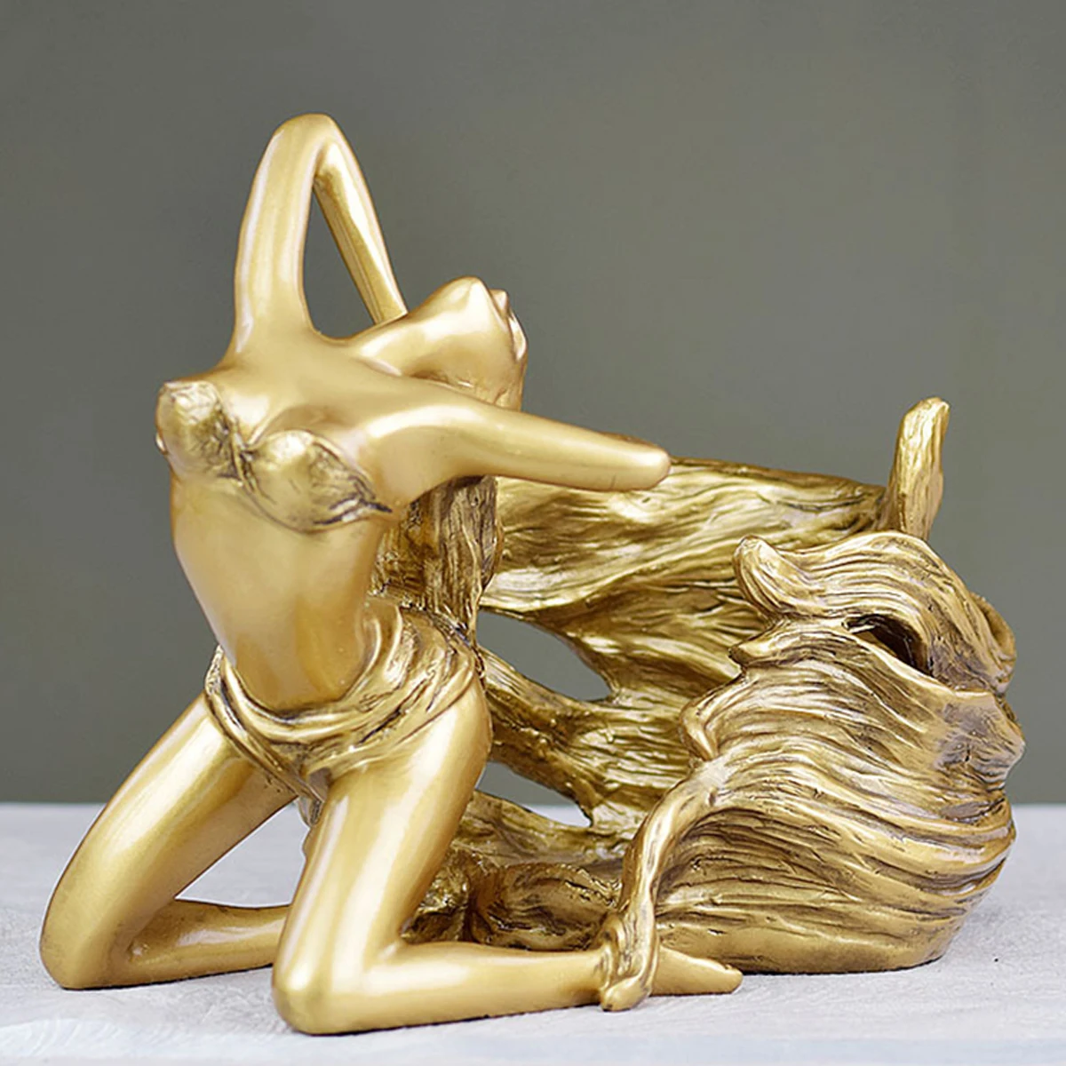 Изысканное домашнее художественное украшение поделки Эротичная девушка смола