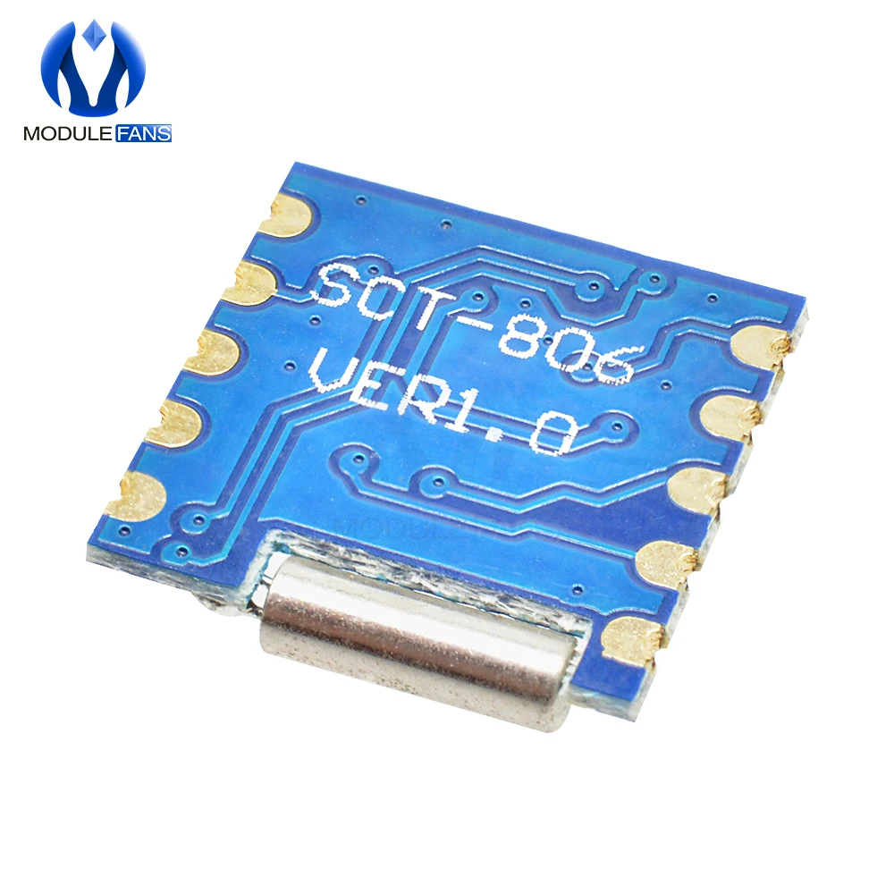 QN8006 FM программируемая низкая Мощность стерео радио модуль RF Вход часы с