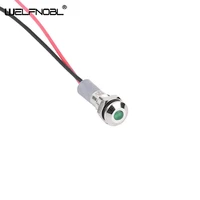 6mm ip67 ledc metal indicator light 6mm waterproof signal lamp 6v 12v 24v 220v with wire red yellow blue green white%c2%a0
