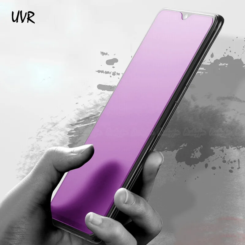 

UVR анти-синее матовое закаленное стекло для VIVO V11 Pro Полное покрытие анти-отпечатки пальцев матовая защитная пленка V11 X23