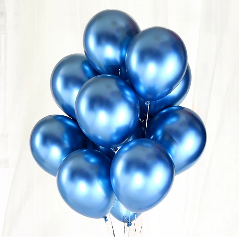 

100/60pcs 12 Inch Metal Thickened Balloons Wedding Birthday Party Decoration