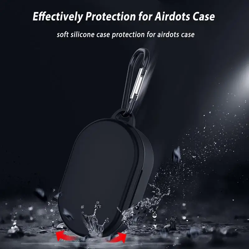 Soft Silicon Protective Case For Xiaomi Airdots 3 Bluetooth Earphone Cases Headphone Cover Shell with Keychain Mi | Электроника
