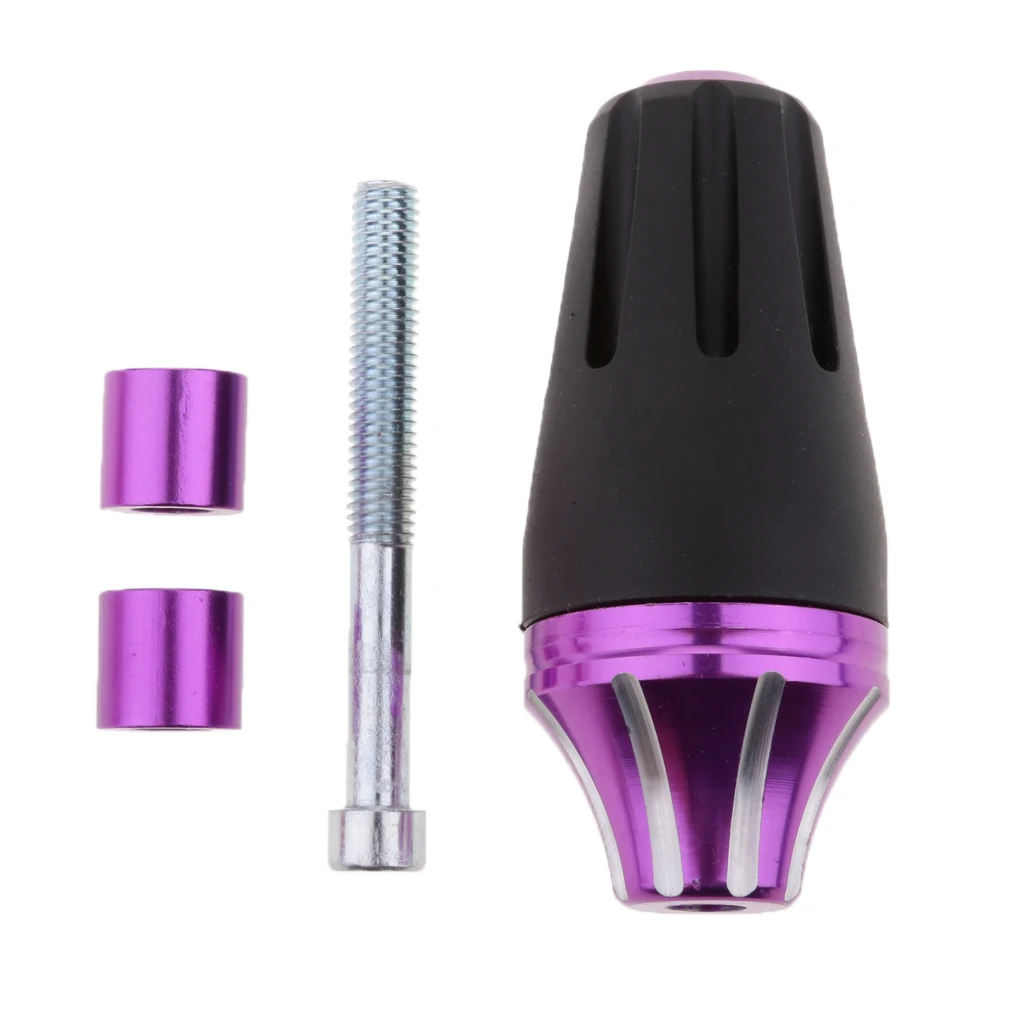 Purple as described 1 комплект мотоциклетная рама слайдеры винт краш-накладка крышка защита от падения защита для Yamaha Honda Kawasaki Suzuki Moto аксессуары - Цвет: Purple as described