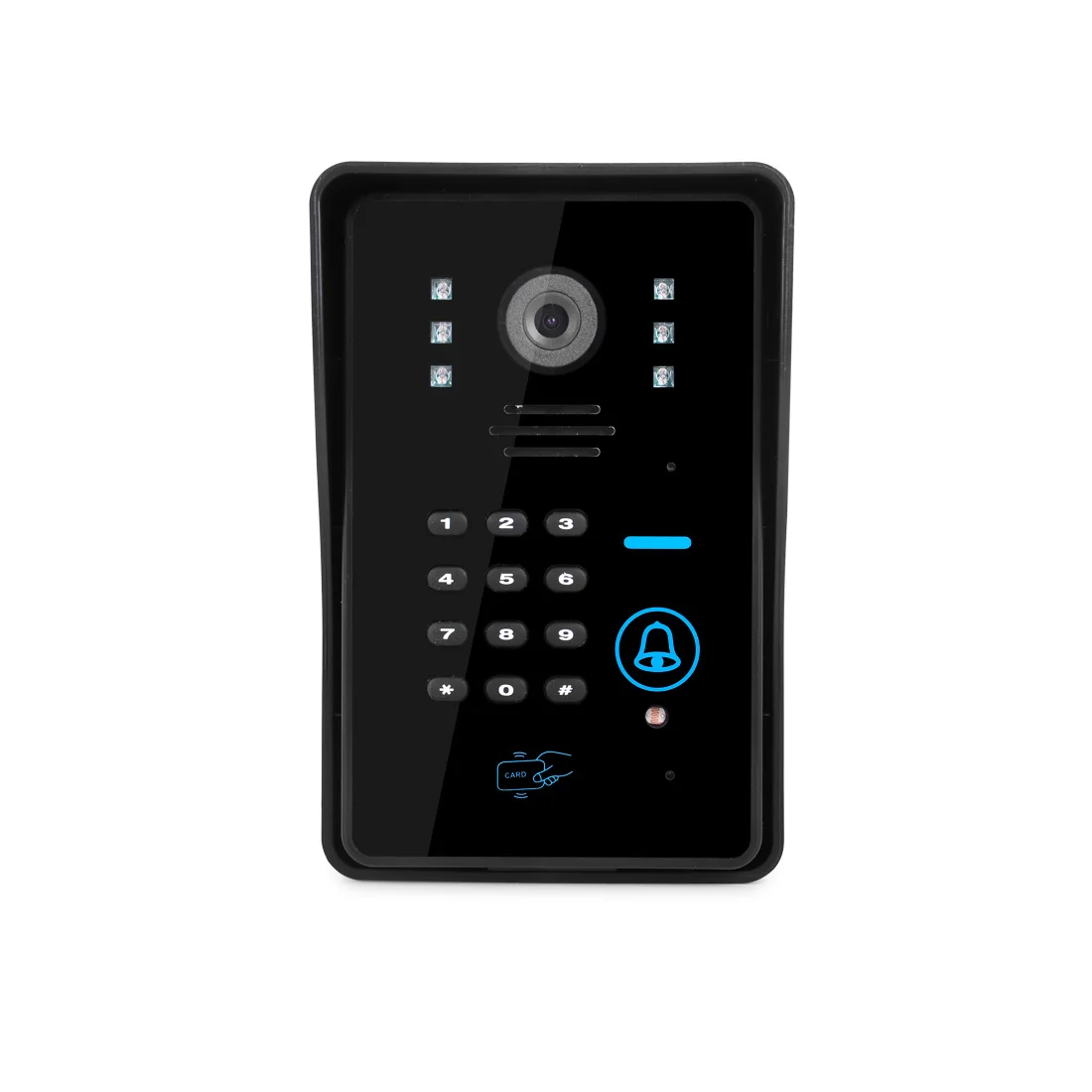 SYSD WiFi IP Camera Video Doorbell 720P Camera Night Vision with RFID and Face Recognition unlock enlarge