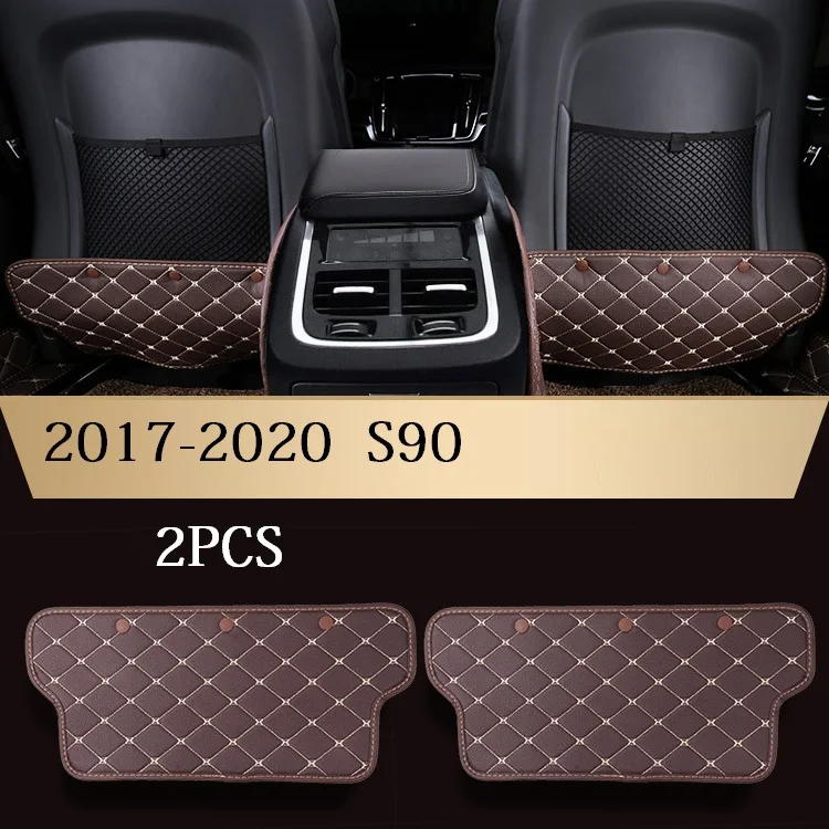 Автомобильный Стайлинг для Volvo XC60 XC90 S90 V90CC сиденье анти-игровой коврик - Название цвета: 2017-2020 s90 brown