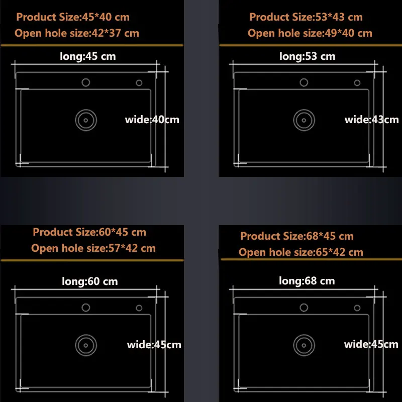 stainless steel kitchen sinks dark grey single bowel kitchen sink above counter and udermount vegetable washing basin ats800 free global shipping