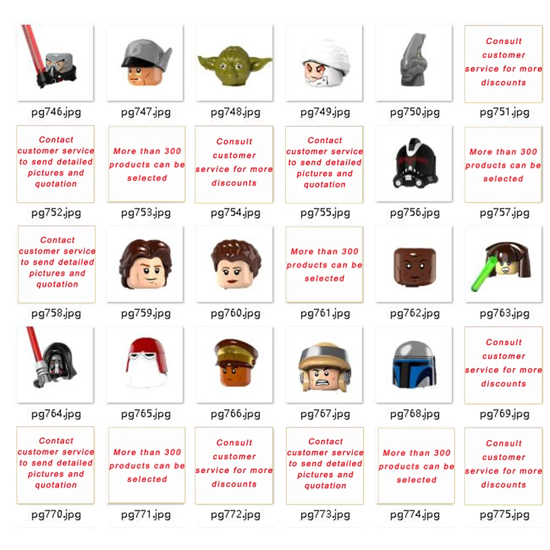 Поштучная распродажа фигурка из серии Звездные войны аксессуары голова Рей а