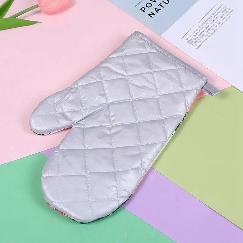 Симпатичные хлопковые ватные варежки для приготовления пищи микроволновки